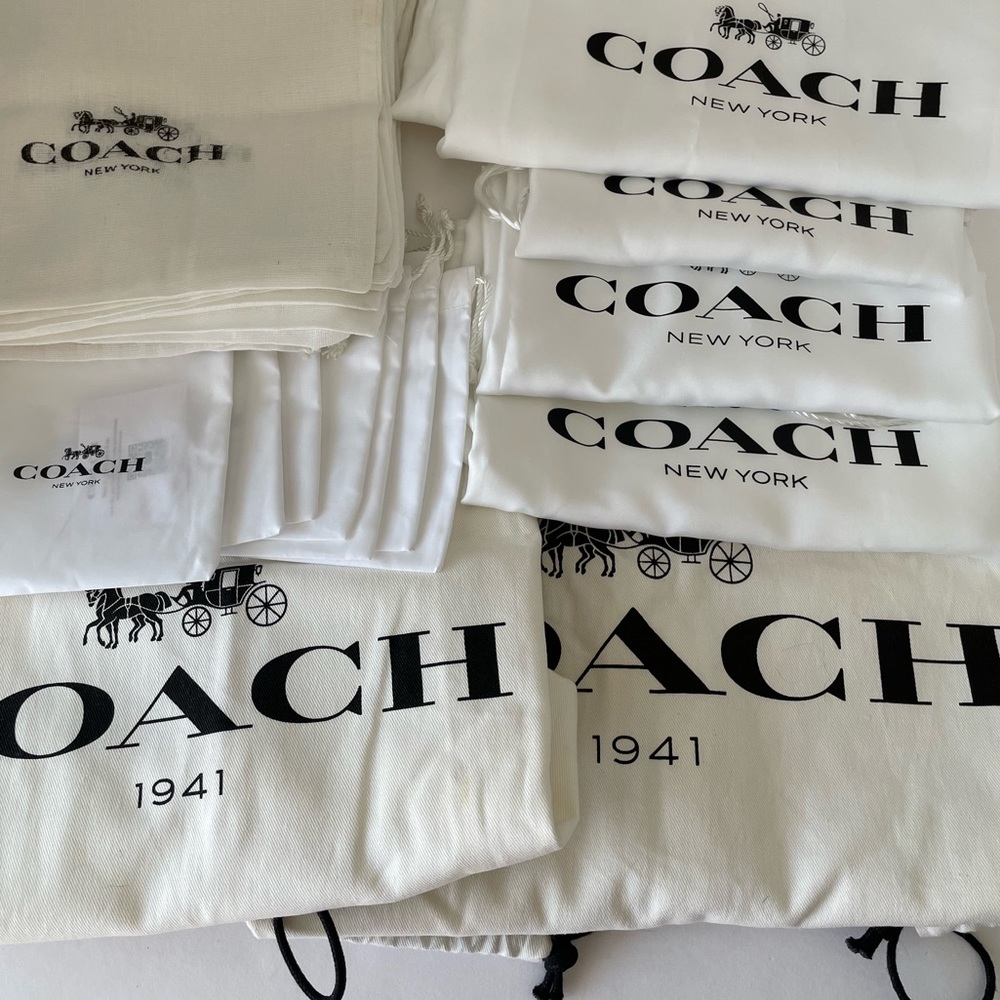 NEW Coach Drawstring Dust Bag 5.25”x 4.5” (Free when purchasing any Coach items)